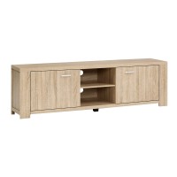 Artiss TV Cabinet Entertainment Unit, Oak 160cm, Natural Woodgrain, Modern Storage, Easy Assembly, MAXI Series