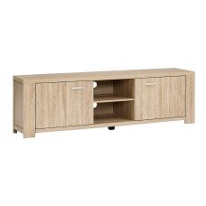 Artiss TV Cabinet Entertainment Unit, Oak 160cm, Natural Woodgrain, Modern Storage, Easy Assembly, MAXI Series