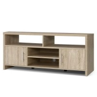 Artiss TV Cabinet Entertainment Unit, Oak, 140cm, Honeycomb Board, Ample Storage, Modern Design, Easy Assembly