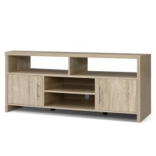 Artiss TV Cabinet Entertainment Unit, Oak, 140cm, Honeycomb Board, Ample Storage, Modern Design, Easy Assembly