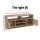 Artiss TV Cabinet Entertainment Unit, Oak, 140cm, Honeycomb Board, Ample Storage, Modern Design, Easy Assembly