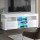 Artiss 160cm White Entertainment Unit TV Cabinet with Custom LED Lights, High Gloss Finish, and Ample Storage