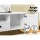 Artiss Entertainment Unit, E1 MDF & Pine Wood, 160cm, White, French Provincial Design, TV Cabinet with Storage