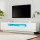 Artiss 180cm White TV Entertainment Unit with Storage Drawers, Cabinets, RGB LED Lights, High Gloss Finish, E1 Board