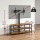 Artiss Corner TV Stand 32-70 inch with Mount Adjustable Swivel RGB LED Lights Built in Power Hub Black Walnut