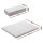 Giselle Bedding 3-Foldable Mattress - Cool Gel Memory Foam, Jacquard Cover, Double Bed & Chair, 190cm x 130cm, Grey