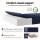 Giselle Bedding Foldable Foam Mattress Double Blue, 4-Fold Portable Floor Mat, High-Density, 197x140cm, Washable Cover