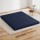 Giselle Bedding Foldable Foam Mattress Double Blue, 4-Fold Portable Floor Mat, High-Density, 197x140cm, Washable Cover