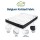 Giselle 16cm Hybrid Bonnell Double Mattress with Artiss Industrial Metal Bed Frame Set Black Dark Wood