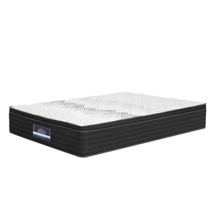 Giselle Bedding Adara Series 32cm Extra Firm Double Mattress - Hypoallergenic, 5-Zone Pocket Spring, Dust Mite Resistant