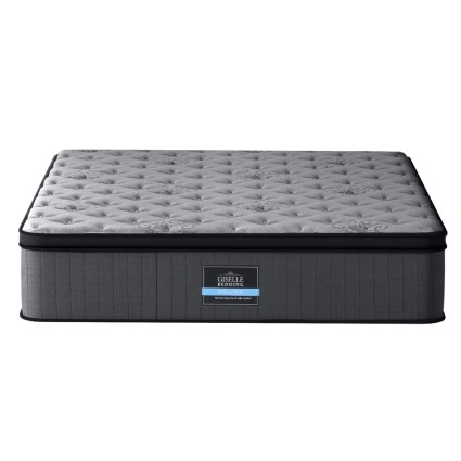 Giselle Bedding Solene Series 34cm Euro Top Double Mattress - Medium-Firm, 5 Zoned Pocket Springs, Hypo-Allergenic
