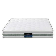 Giselle Bedding 20cm Double Mattress - Mint Series, Green Tea Foam, Euro Top, Bamboo Fabric, Medium-Firm Support Giselle Bedding 20cm Double Mattress - Mint Series, Green Tea Foam, Euro Top, Bamboo Fabric, Medium-Firm Support