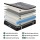 Giselle Bedding Atlas 35cm Double Mattress, Graphene Memory Foam, Medium-Firm Euro Top, Breathable, Pocket Springs