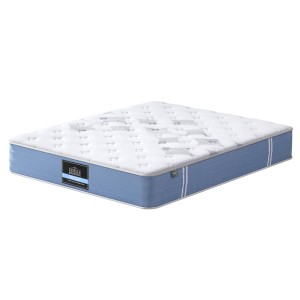 Giselle Bedding 25cm Double Mattress - Euro Top, Bamboo Fabric, Medium Firm, Pocket Spring, Snow Series, 5yr Warranty