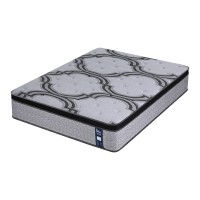 Levitex 34cm 5-Zone Pocket Spring Hybrid Mattress Latex Memory Foam 7.5 Extra Firm Double 188x138cm
