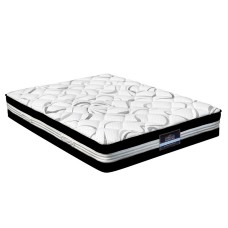 Giselle Bedding Mykonos Series 30cm Medium Firm Double Pocket Spring Mattress with High-Density Foam & Breathable Fabric