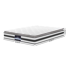 Giselle Bedding 21cm Pillow Top Mattress King Single, Medium Firm, Bonnell Spring, Hypo-allergenic, Breathable Giselle Bedding 21cm Pillow Top Mattress King Single, Medium Firm, Bonnell Spring, Hypo-allergenic, Breathable