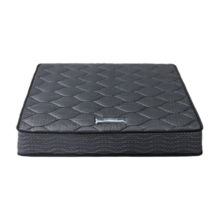 Giselle Bedding Serena 16cm King Single Tight Top Mattress - Medium Firm, Bonnell Spring Core, Hypo-Allergenic, Grey