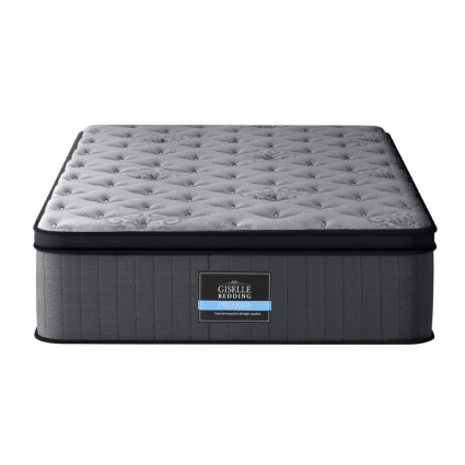 Giselle Bedding Solene 34cm King Single Mattress - Euro Top, Medium-Firm, Breathable Knit, Hypoallergenic