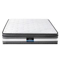 Giselle Bedding 30cm King Mattress: Gel Foam, 3-Zone Pocket Spring, Seaqual Fabric, Euro Top, Medium-Firm Support