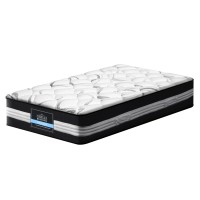 Giselle Bedding Mykonos King Single Mattress - 30cm Medium Firm, Pocket Spring, Premium Knitted Fabric, Hypoallergenic