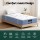 Giselle Bedding Snow Series 25cm King Single Mattress – Medium Firm, Bamboo Euro Top, Pocket Springs, 5-Year Warranty