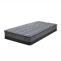 Levitex 25cm Hybrid Pocket Spring Mattress King Single Firm 7.0 Bamboo Charcoal Egg Crate Foam 21cm Springs