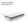 BedStory King Single Hybrid Mattress - 30cm Cooling Gel Memory Foam, 5 Zone Pocket Springs, Medium-Firm Support
