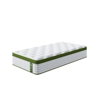 BedStory 34cm King Single Latex Hybrid Mattress - Medium Firm, 5-Zone Pocket Spring for Pressure Relief & Motion Isolation