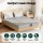 Giselle Bedding Cool Gel Memory Foam Mattress King 15cm, Charcoal, 7-Zone, Washable Bamboo Cover, Medium Firm