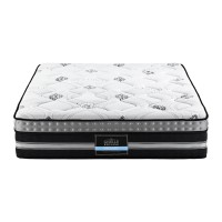 Giselle Bedding Galaxy King Mattress 35cm - Medium Firm, 7-Zone Pocket Spring, Gel Memory Foam, Hypoallergenic Cover