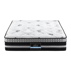 Giselle Bedding Galaxy King Mattress 35cm - Medium Firm, 7-Zone Pocket Spring, Gel Memory Foam, Hypoallergenic Cover