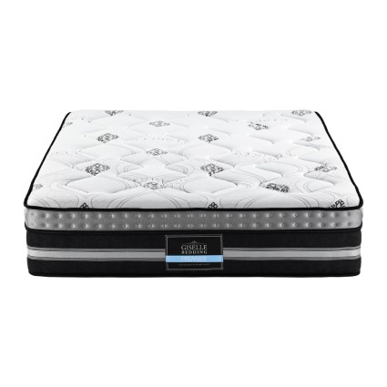 Giselle Bedding Galaxy King Mattress 35cm - Medium Firm, 7-Zone Pocket Spring, Gel Memory Foam, Hypoallergenic Cover