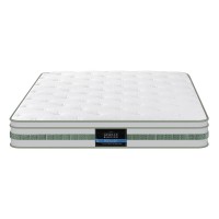 Giselle Bedding 20cm King Mattress - Green Tea Foam, Bamboo Cover, Euro Top, Medium-Firm, Edge Support