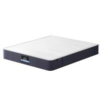 Giselle Bedding King Mattress - 20cm Cloud Series with Pocket Springs, 7.0 Firm Support, High-Density Foam, White/Grey