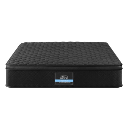 Giselle Bedding Muse Series King Mattress 34cm 5-Zone Pocket Spring, Euro Top, Egg-Crate Memory Foam, Medium-Firm