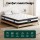 Giselle Bedding Breeze Series King Mattress 30cm Euro Top, Medium-Firm, Pocket Spring, Hypoallergenic, White