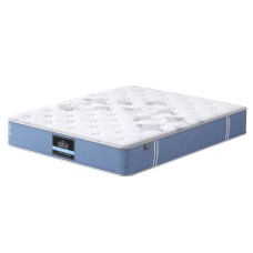 Giselle Bedding Snow Series King Mattress - 25cm Medium Firm Euro Top with Bamboo Fibre, Pocket Springs, 5-Year Warranty