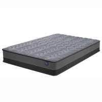 Levitex 25cm Hybrid Pocket Spring Mattress King Firm 7.0 Bamboo Charcoal Fabric Egg Crate Foam 21cm Springs