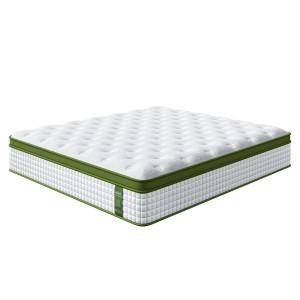 BedStory 34cm King Latex Hybrid Mattress - Medium Firm, 5-Zone Support, Breathable Cover, CertiPUR-US Certified