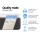 Giselle Bedding Mona Series Single 21cm Cool Gel Memory Foam Mattress - Medium Firm, Hypoallergenic, Zero Disturbance