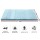 Giselle Bedding King Memory Foam Mattress Topper 8cm - 7-Zone Design, Visco Elastic Foam, Bamboo Cover, Breathable