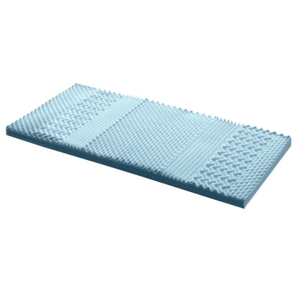 Giselle Bedding 7-Zone Memory Foam Mattress Topper - 8cm Single, High-Density, Eco-Friendly Bamboo Cover, Breathable
