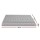 Giselle Bedding 8cm Memory Foam Mattress Topper Double, 7-Zone Graphite, Bamboo Cover, Anti-Skid, Washable