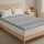 Giselle Bedding 8cm Memory Foam Mattress Topper King Size, 7-Zone Graphite, Bamboo Cover, Anti-Skid, Washable