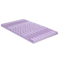 Giselle Bedding King Single 8cm Memory Foam Mattress Topper - Lavender Infused, Bamboo Cover, 7-Zone Support