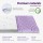 Giselle Bedding King Single 8cm Memory Foam Mattress Topper - Lavender Infused, Bamboo Cover, 7-Zone Support