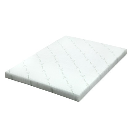 Giselle Bedding 10cm Cool Gel Memory Foam Mattress Topper, Bamboo Cover, Single Size, Pressure Relief, Breathable