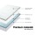 Giselle Bedding Queen Memory Foam Mattress Topper 5cm - Cool Gel, Bamboo Cover, Pressure Relief, Eco-Friendly