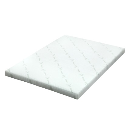 Giselle Bedding Queen Cool Gel Memory Foam Mattress Topper, 8cm - Bamboo Cover, Motion Control, Eco-Friendly